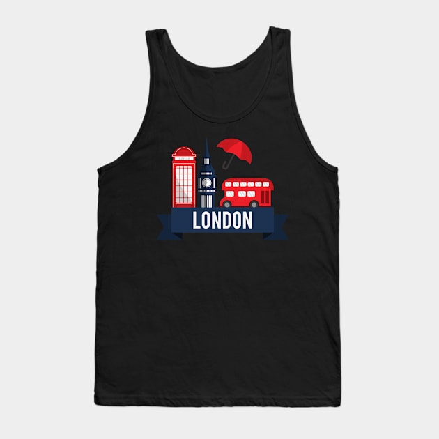 London Tank Top by Bros Arts